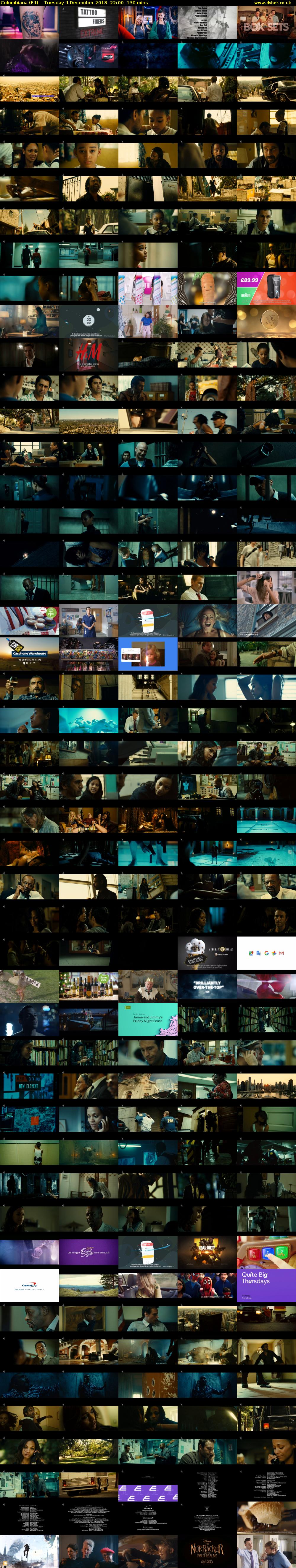 Colombiana (E4) Tuesday 4 December 2018 22:00 - 00:10