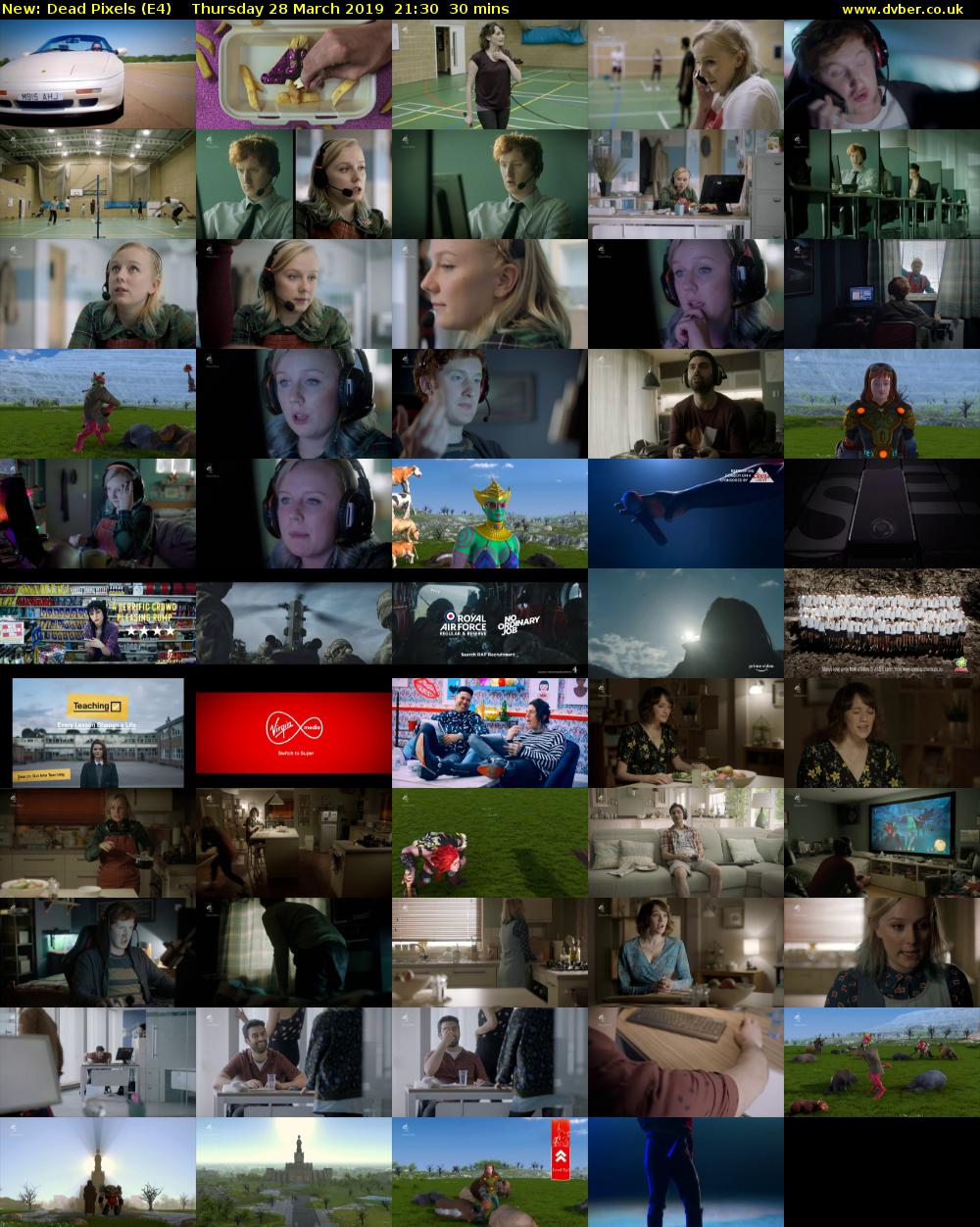 Dead Pixels (E4) Thursday 28 March 2019 21:30 - 22:00