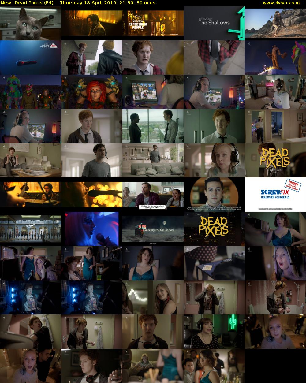 Dead Pixels (E4) Thursday 18 April 2019 21:30 - 22:00
