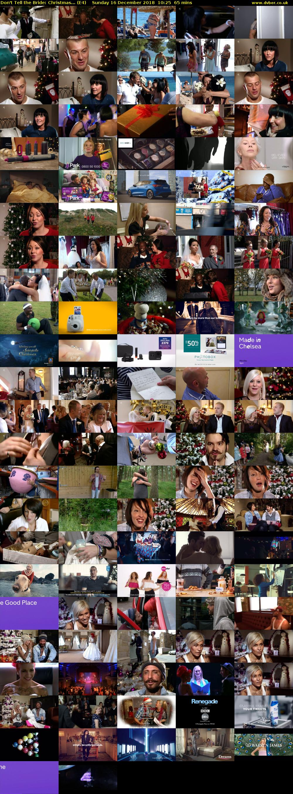 Don't Tell the Bride: Christmas... (E4) Sunday 16 December 2018 10:25 - 11:30