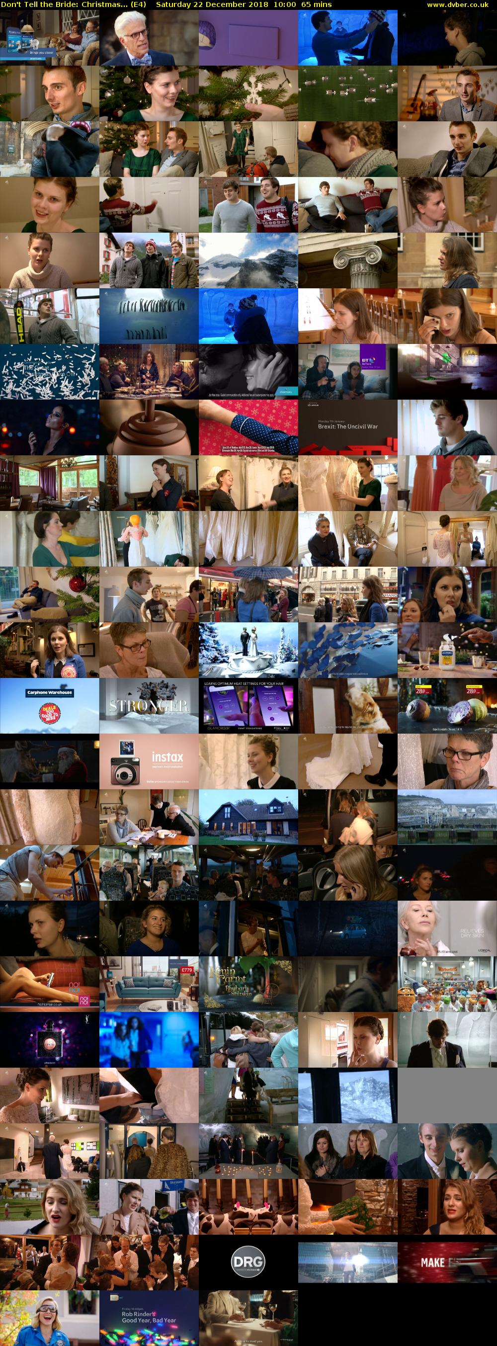 Don't Tell the Bride: Christmas... (E4) Saturday 22 December 2018 10:00 - 11:05