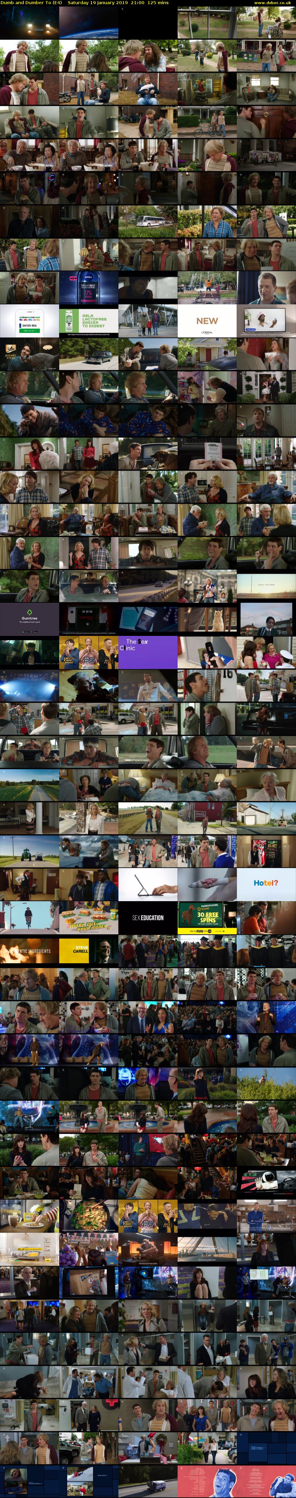 Dumb and Dumber To (E4) Saturday 19 January 2019 21:00 - 23:05