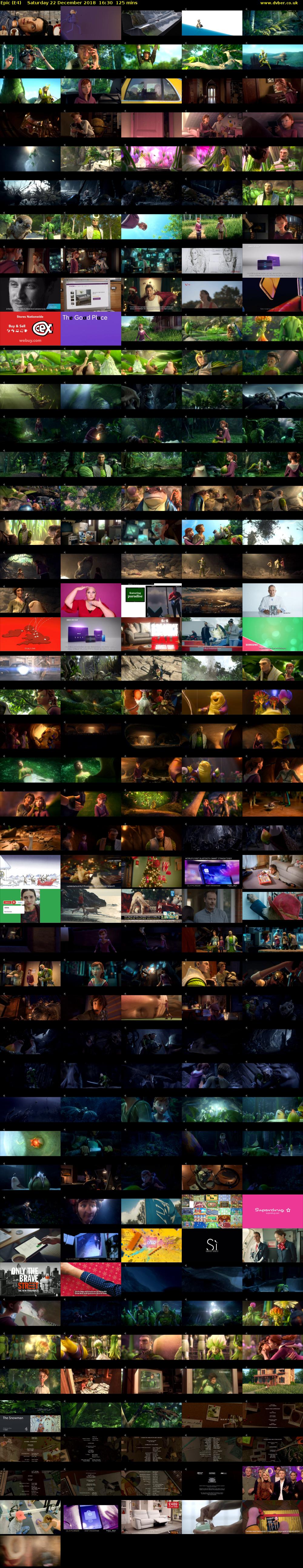 Epic (E4) Saturday 22 December 2018 16:30 - 18:35