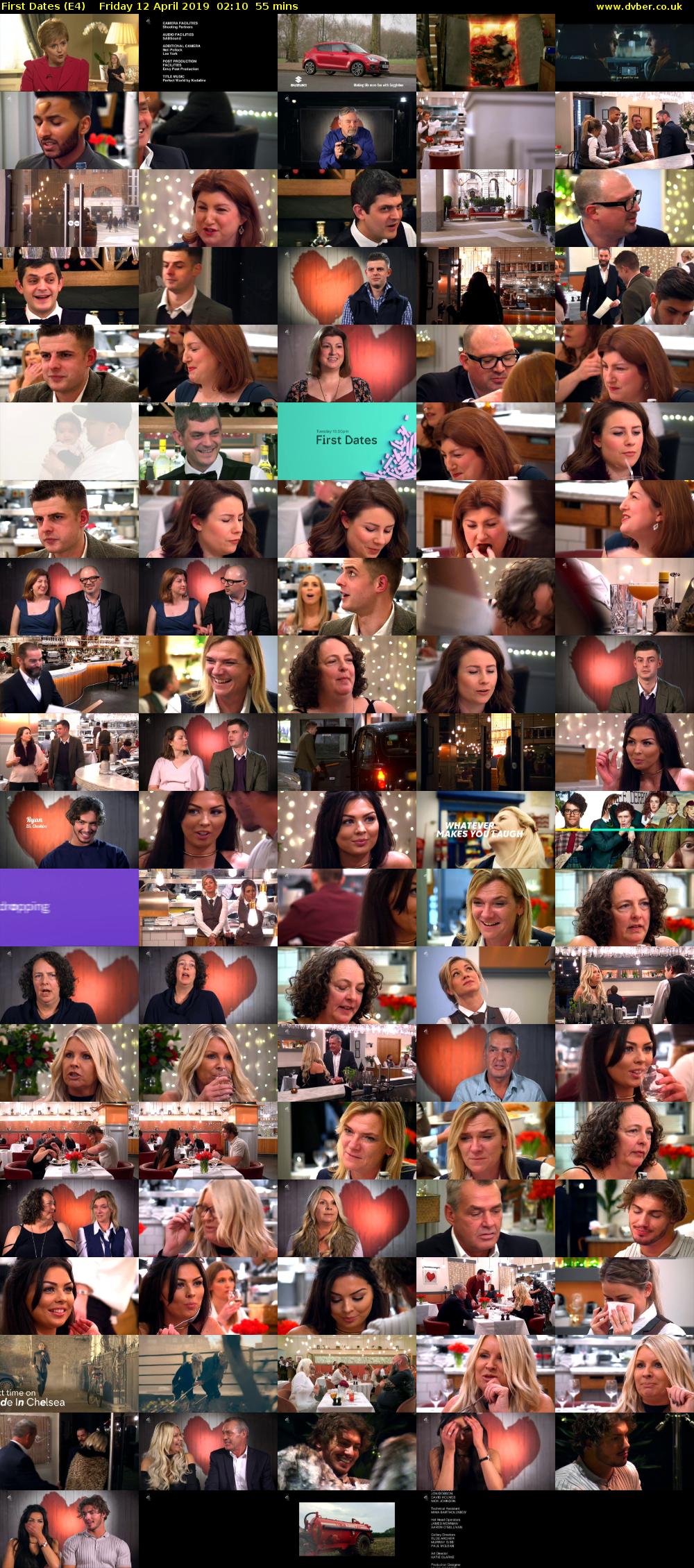 First Dates (E4) Friday 12 April 2019 02:10 - 03:05