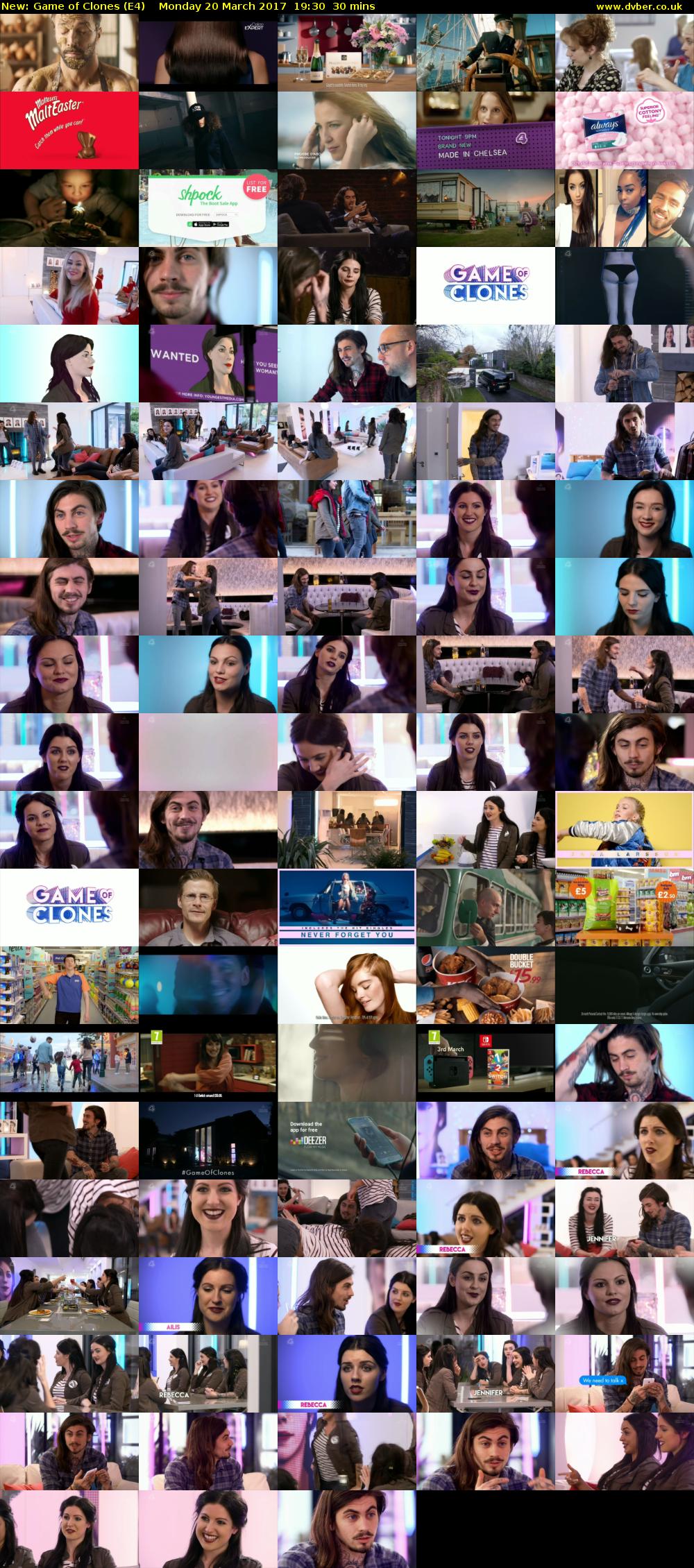 Game of Clones (E4) Monday 20 March 2017 19:30 - 20:00
