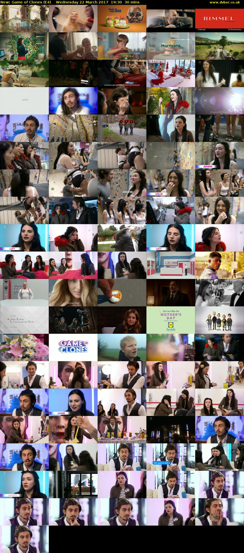 Game of Clones (E4) Wednesday 22 March 2017 19:30 - 20:00