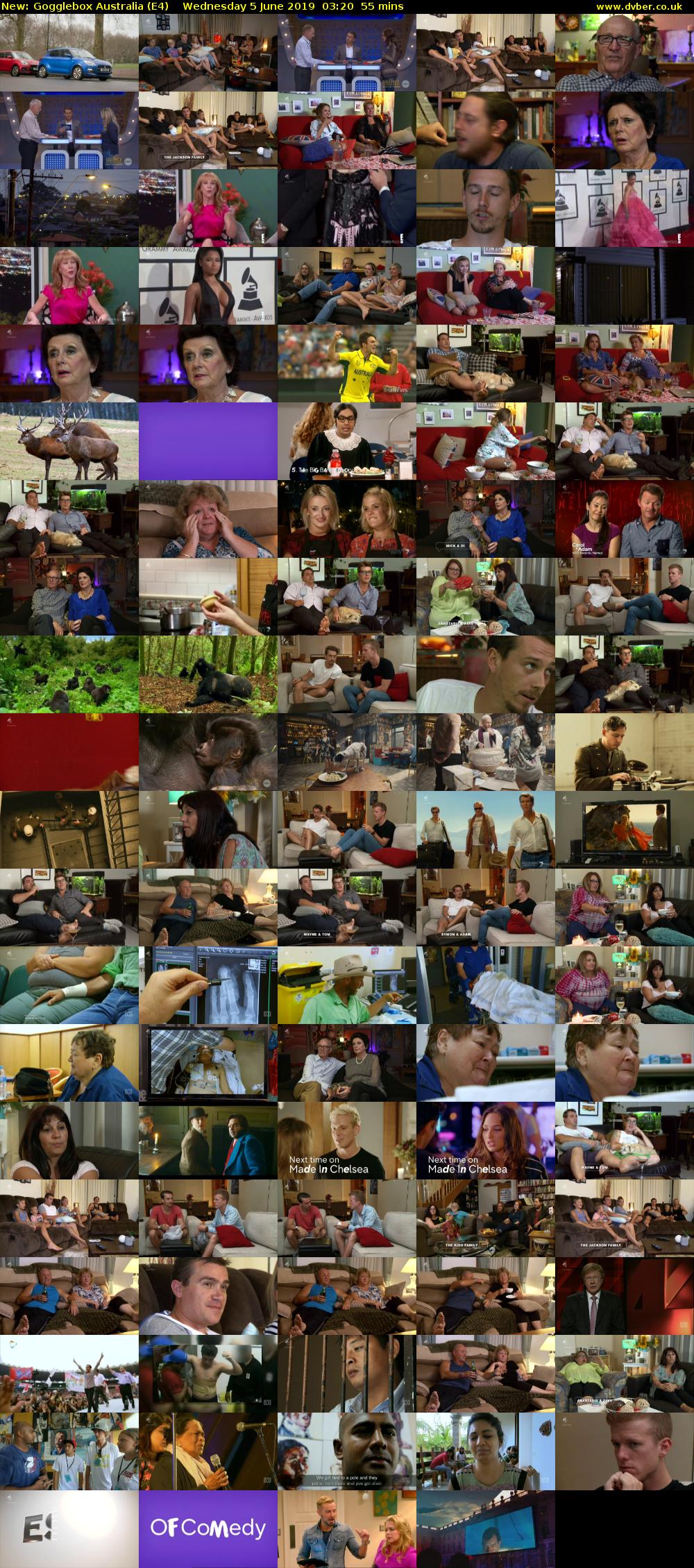 Gogglebox Australia (E4) Wednesday 5 June 2019 03:20 - 04:15