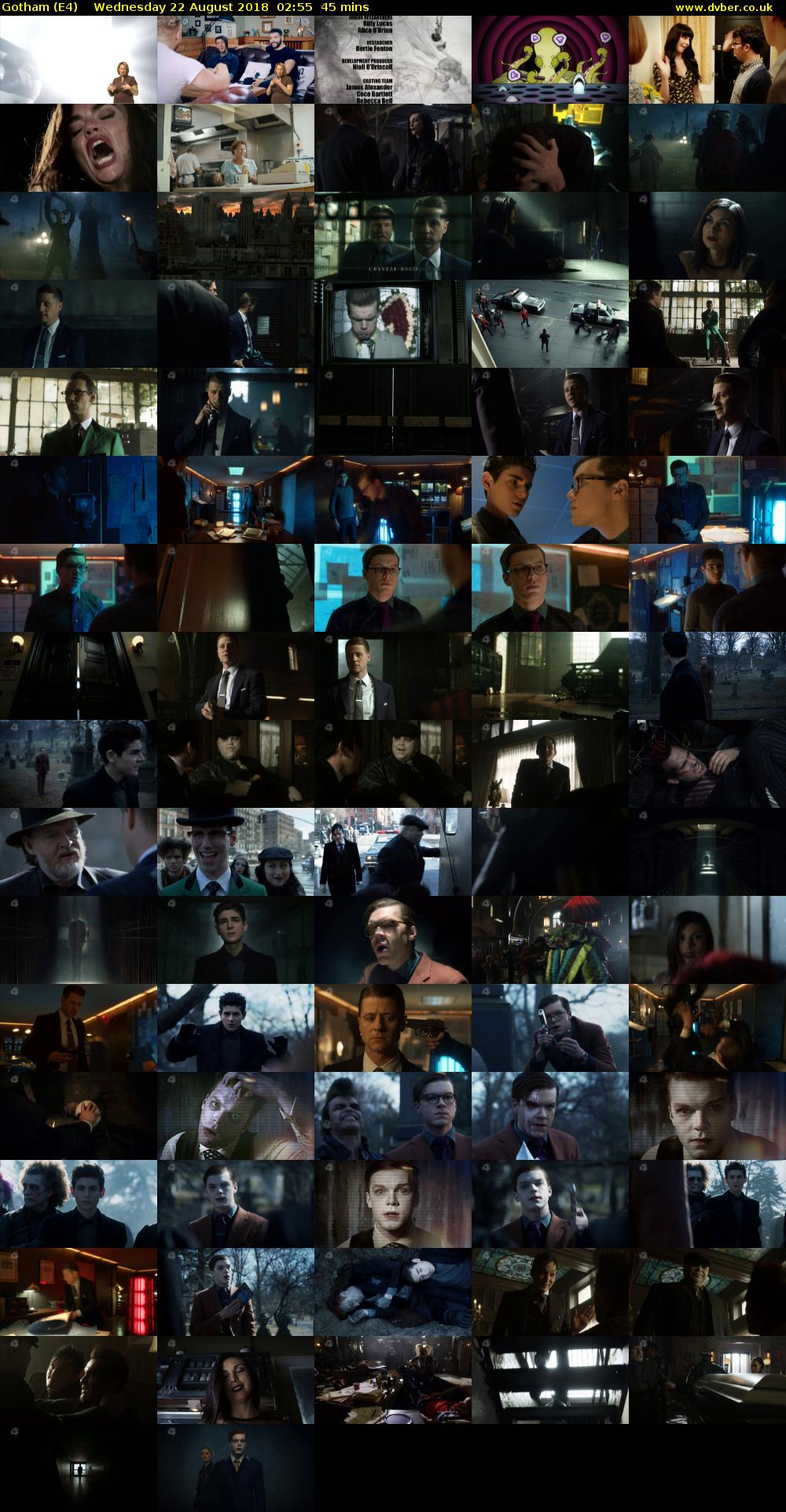 Gotham (E4) Wednesday 22 August 2018 02:55 - 03:40