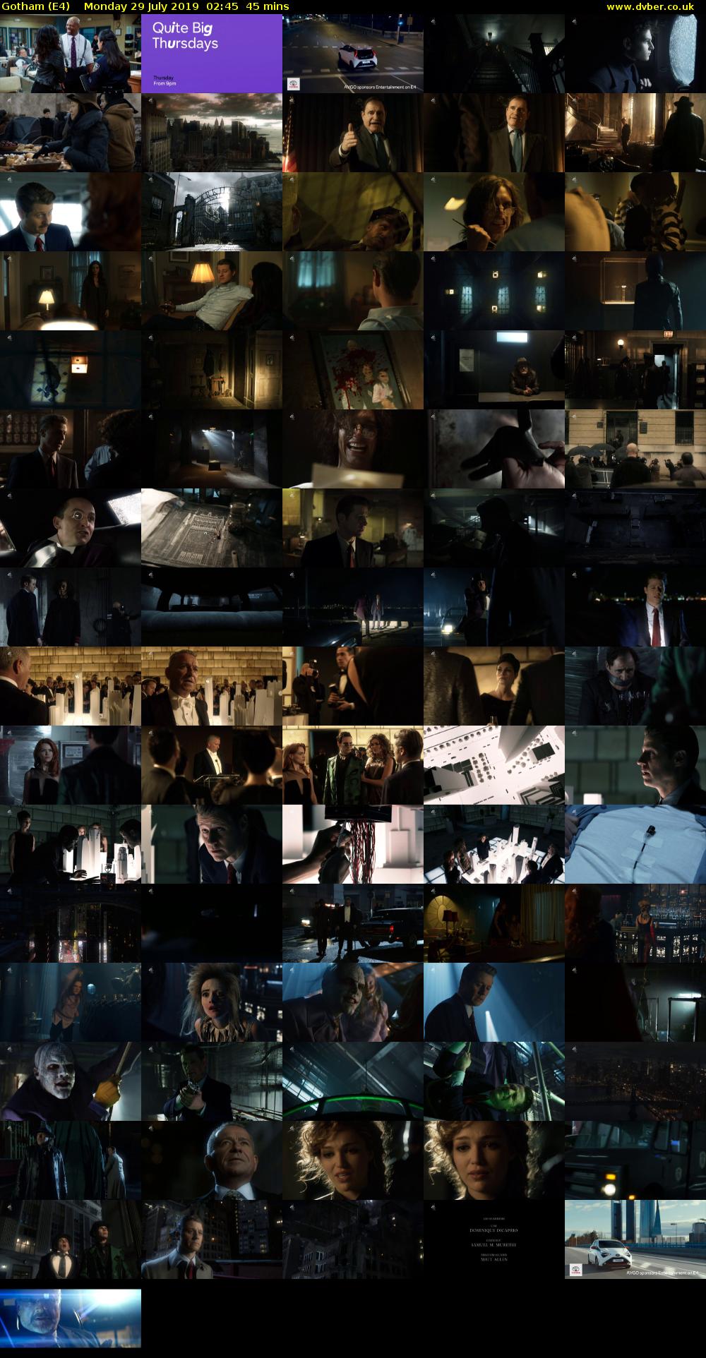 Gotham (E4) Monday 29 July 2019 02:45 - 03:30