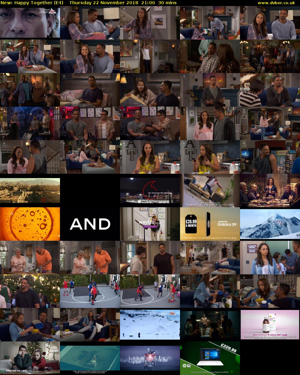 Happy Together (E4) Thursday 22 November 2018 21:00 - 21:30