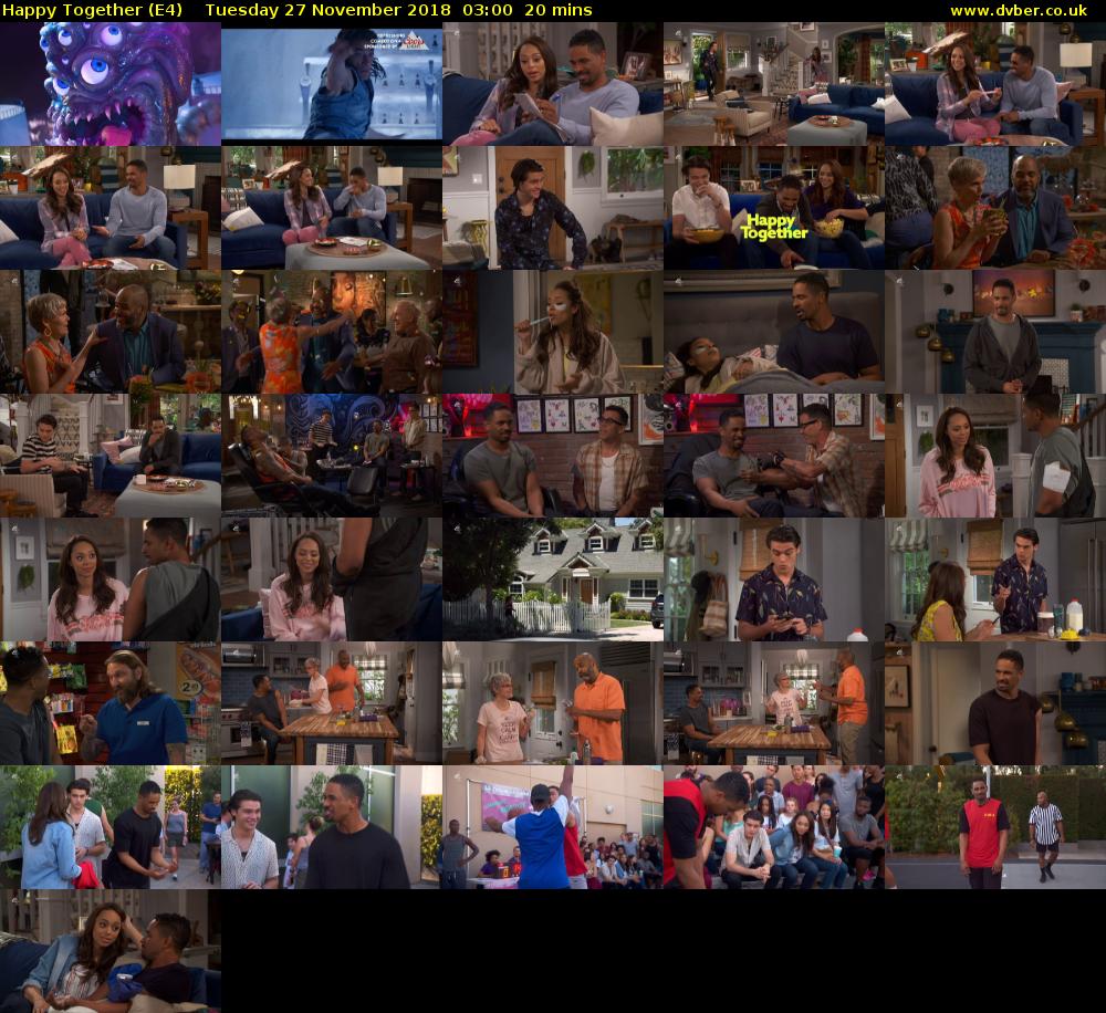 Happy Together (E4) Tuesday 27 November 2018 03:00 - 03:20