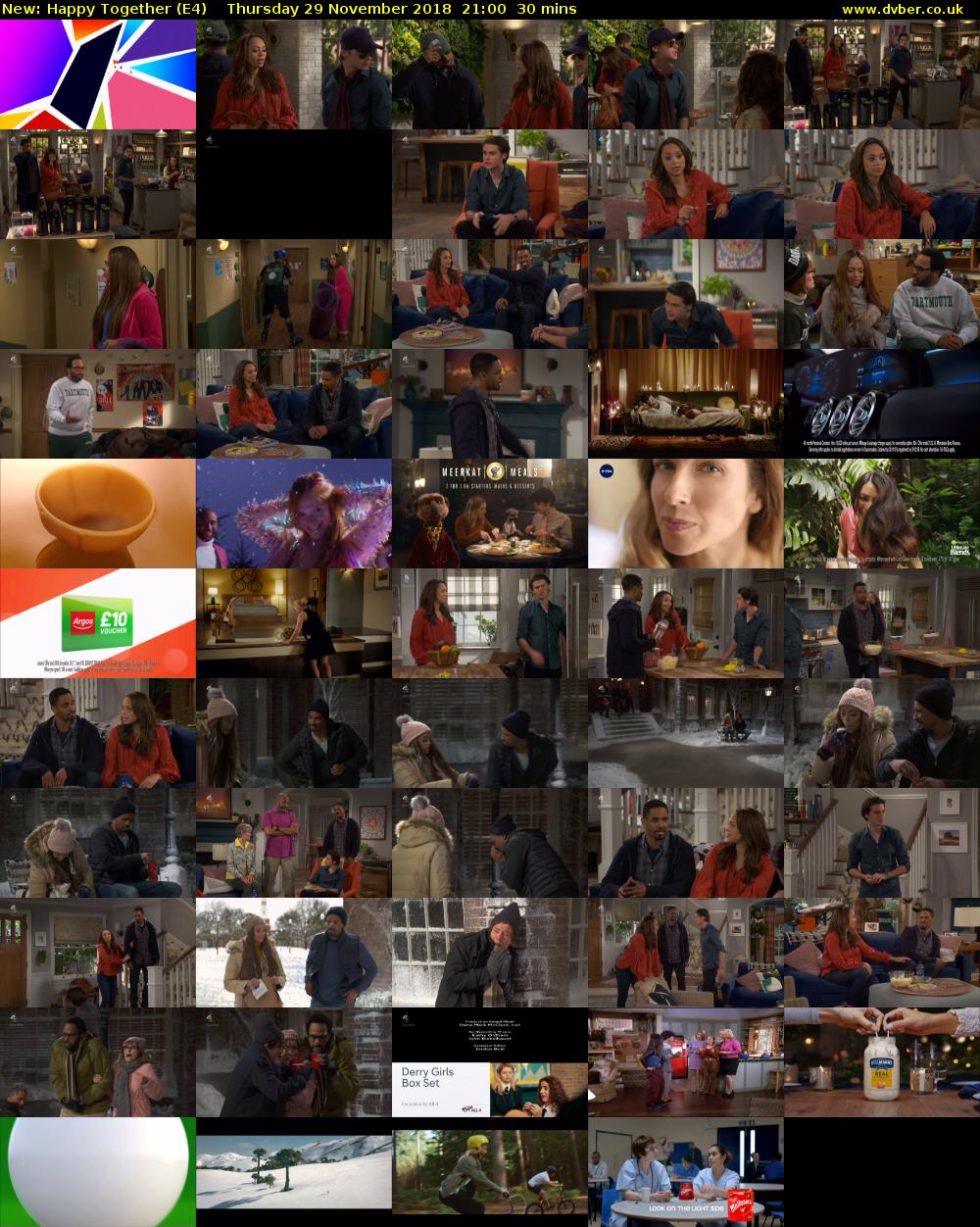 Happy Together (E4) Thursday 29 November 2018 21:00 - 21:30