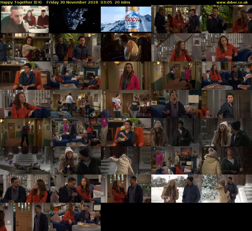 Happy Together (E4) Friday 30 November 2018 03:05 - 03:25