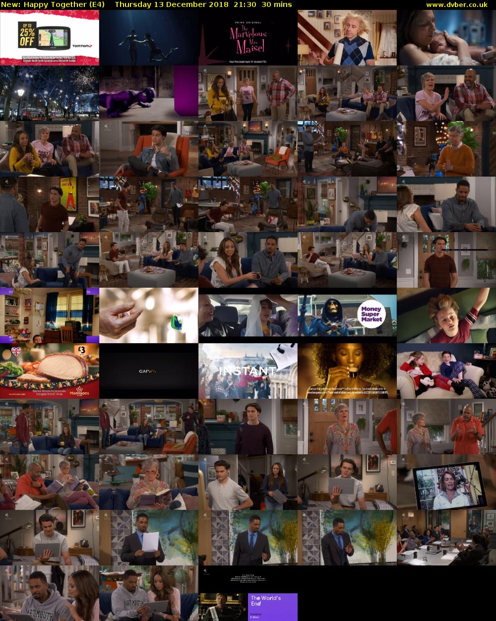 Happy Together (E4) Thursday 13 December 2018 21:30 - 22:00