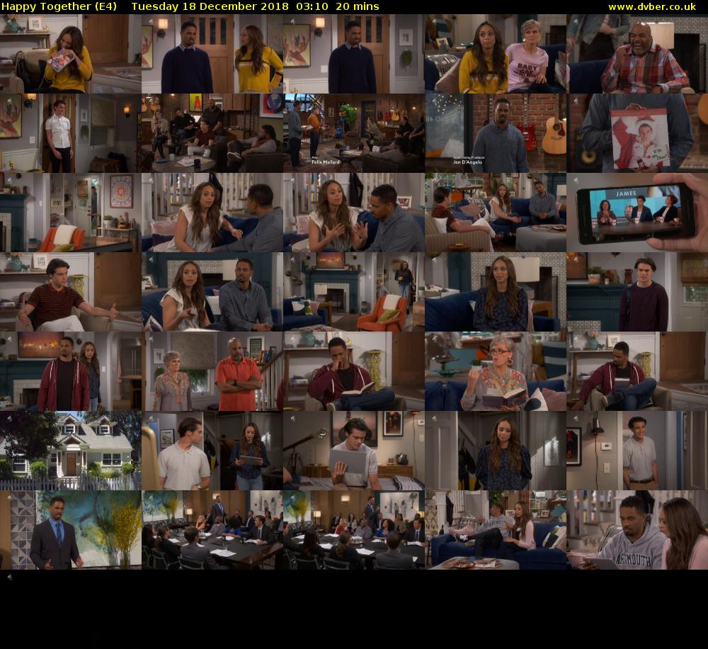 Happy Together (E4) Tuesday 18 December 2018 03:10 - 03:30