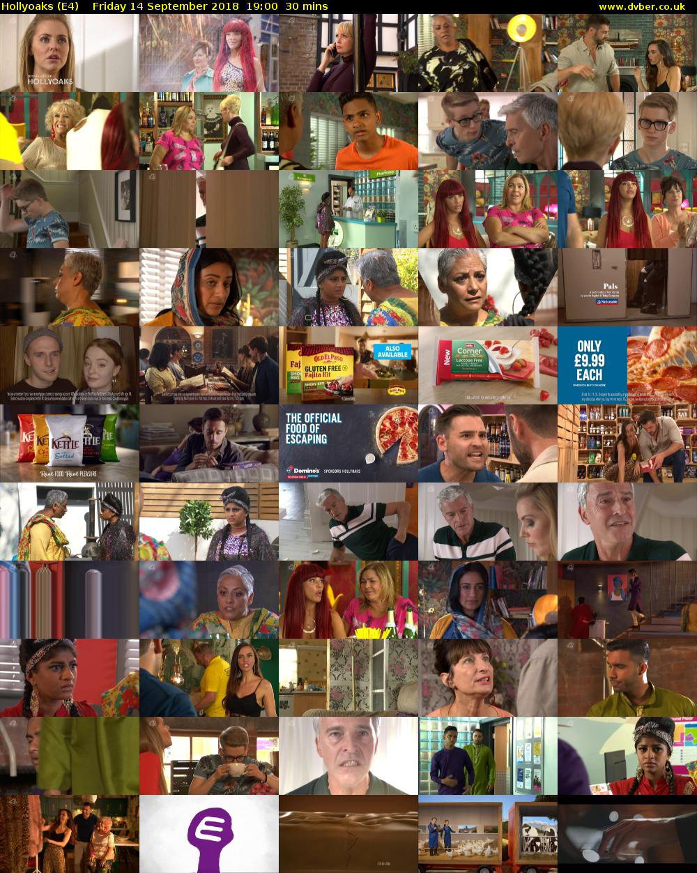 Hollyoaks (E4) Friday 14 September 2018 19:00 - 19:30