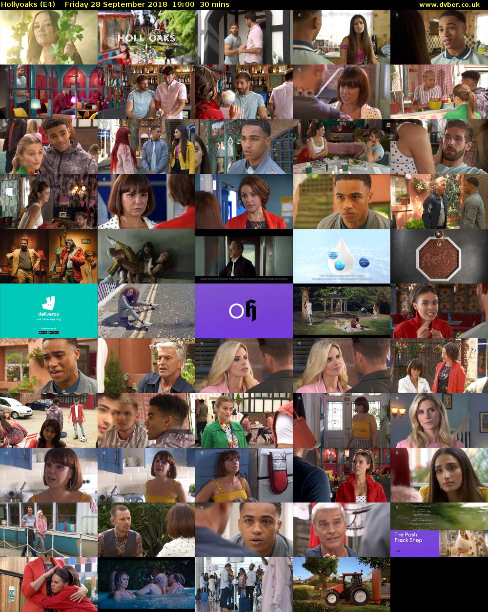 Hollyoaks (E4) Friday 28 September 2018 19:00 - 19:30