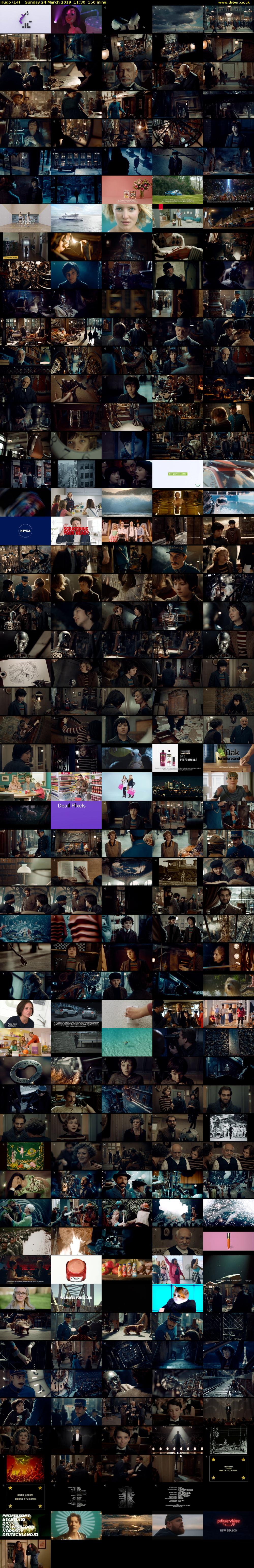 Hugo (E4) Sunday 24 March 2019 11:30 - 14:00