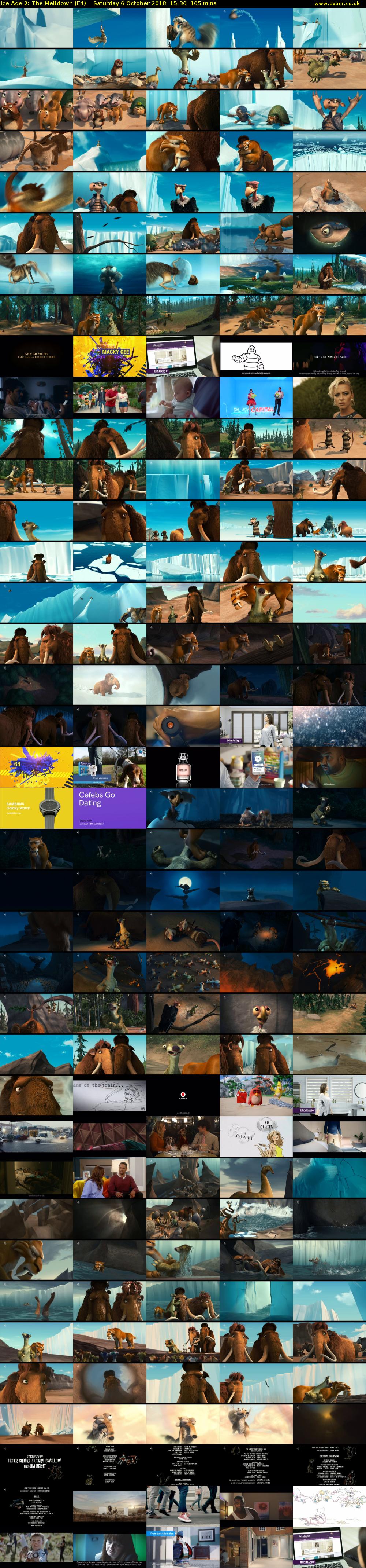 Ice Age 2: The Meltdown (E4) Saturday 6 October 2018 15:30 - 17:15
