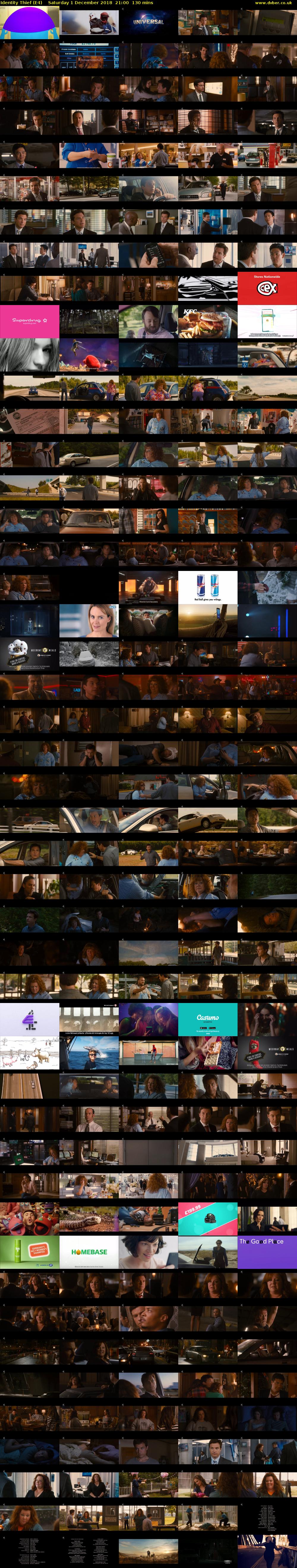 Identity Thief (E4) Saturday 1 December 2018 21:00 - 23:10