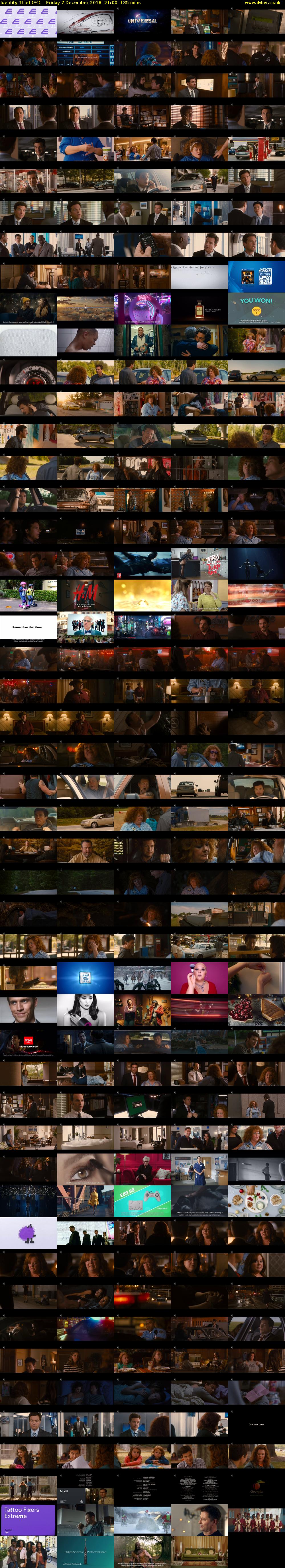 Identity Thief (E4) Friday 7 December 2018 21:00 - 23:15