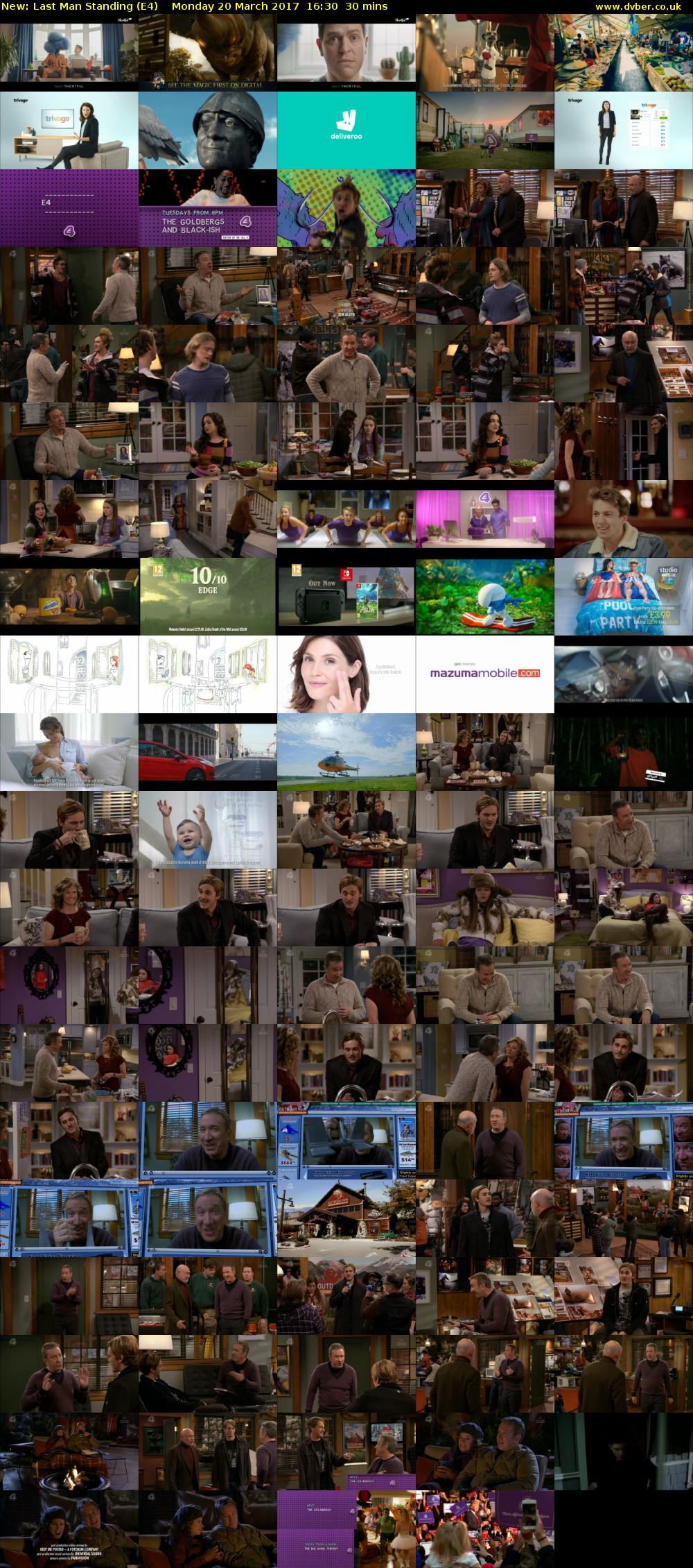 Last Man Standing (E4) Monday 20 March 2017 16:30 - 17:00