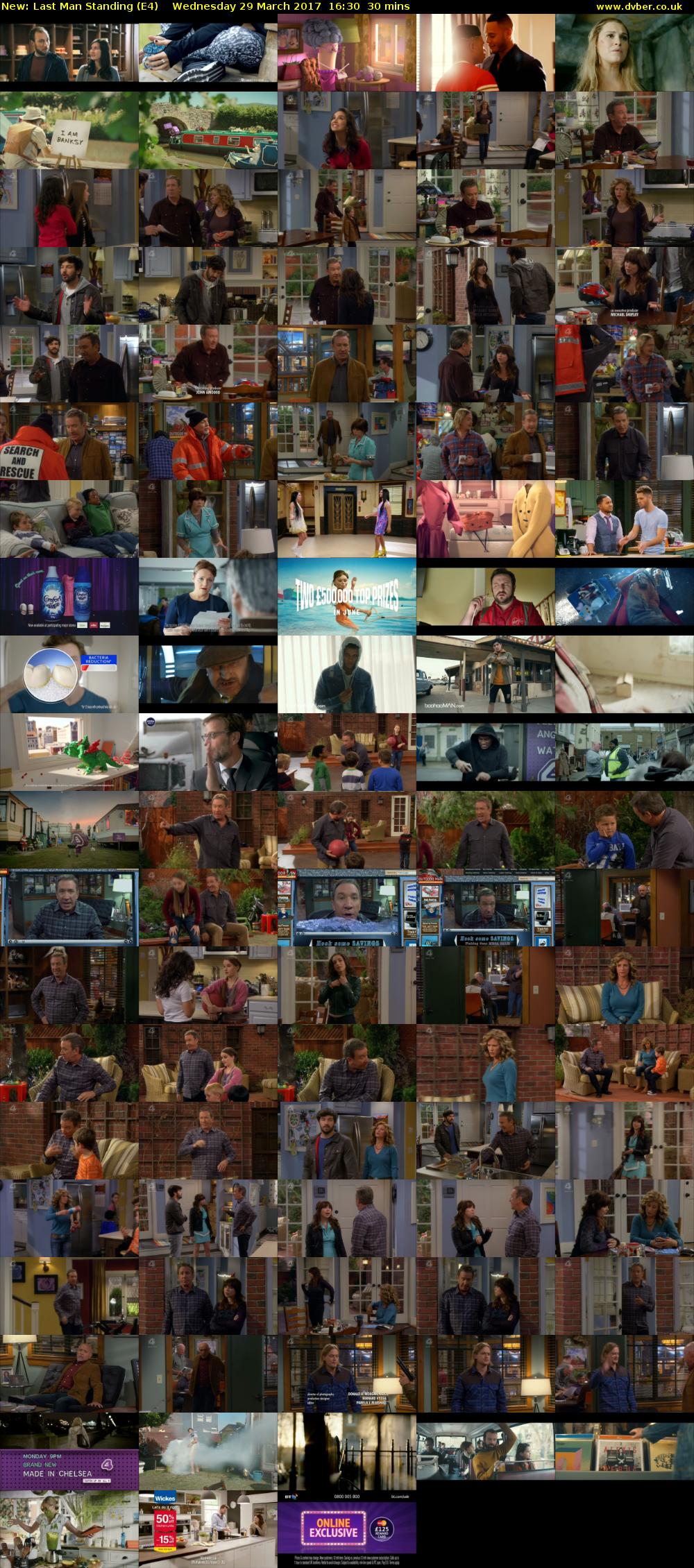 Last Man Standing (E4) Wednesday 29 March 2017 16:30 - 17:00