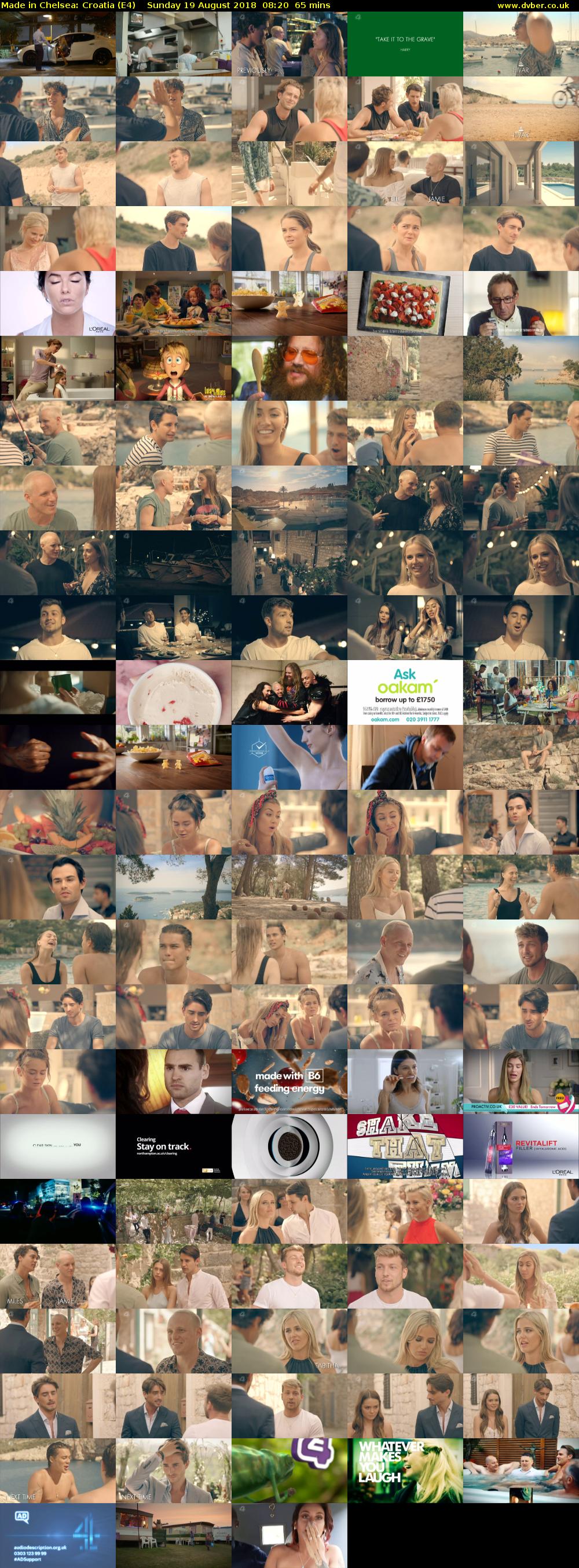 Made in Chelsea: Croatia (E4) Sunday 19 August 2018 08:20 - 09:25