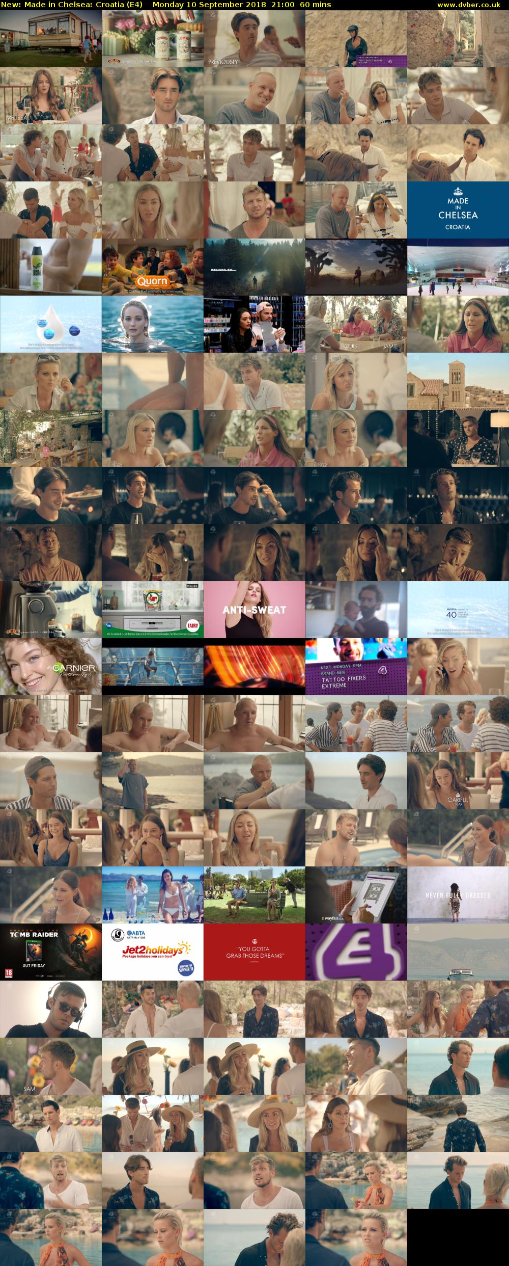 Made in Chelsea: Croatia (E4) Monday 10 September 2018 21:00 - 22:00