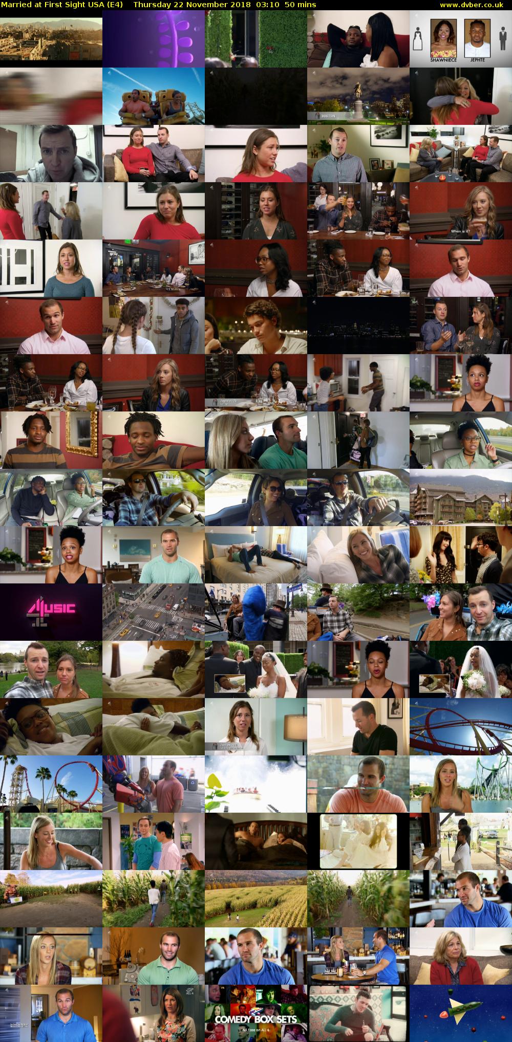 Married at First Sight USA (E4) Thursday 22 November 2018 03:10 - 04:00