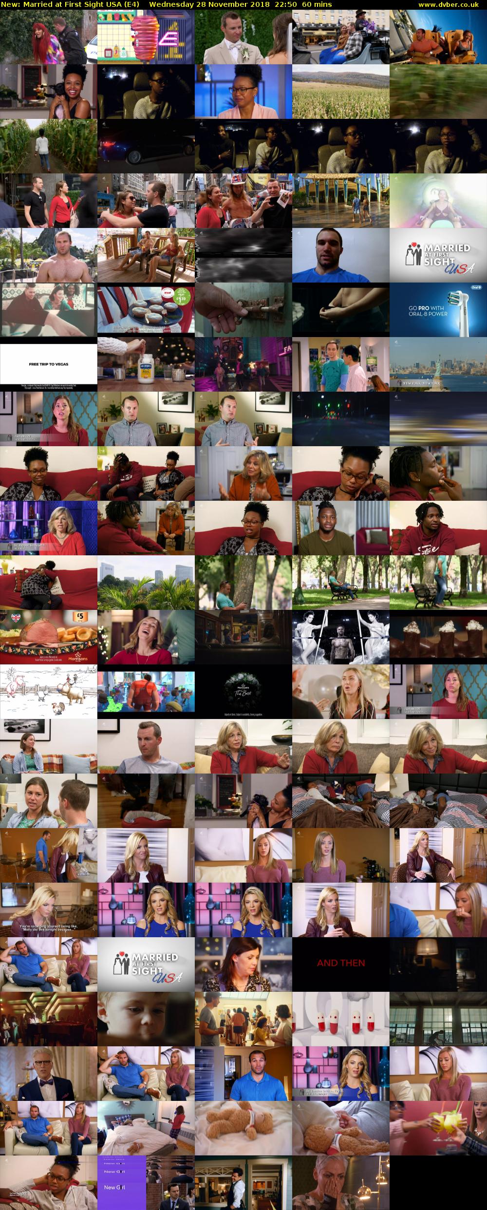 Married at First Sight USA (E4) Wednesday 28 November 2018 22:50 - 23:50