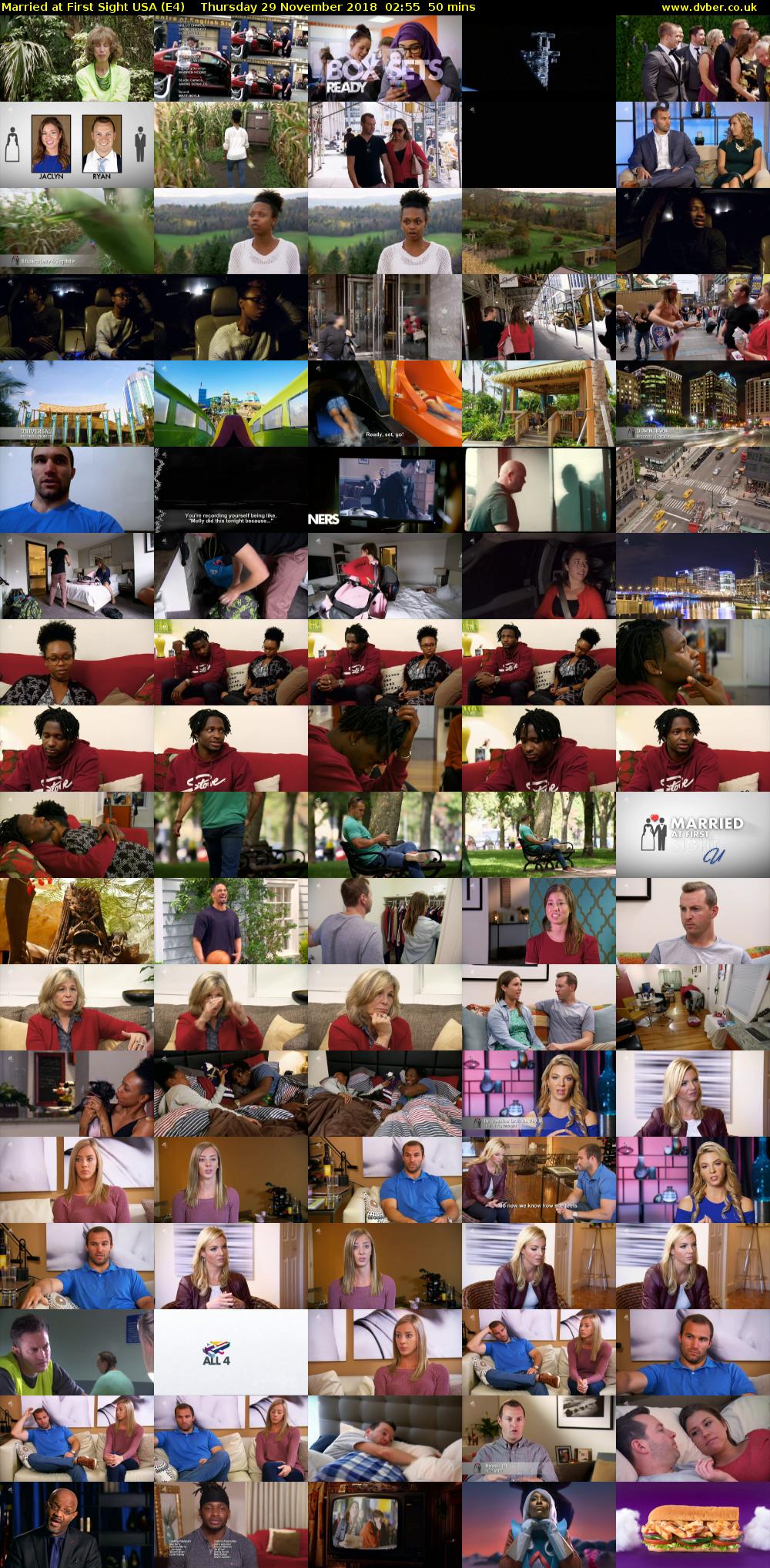 Married at First Sight USA (E4) Thursday 29 November 2018 02:55 - 03:45