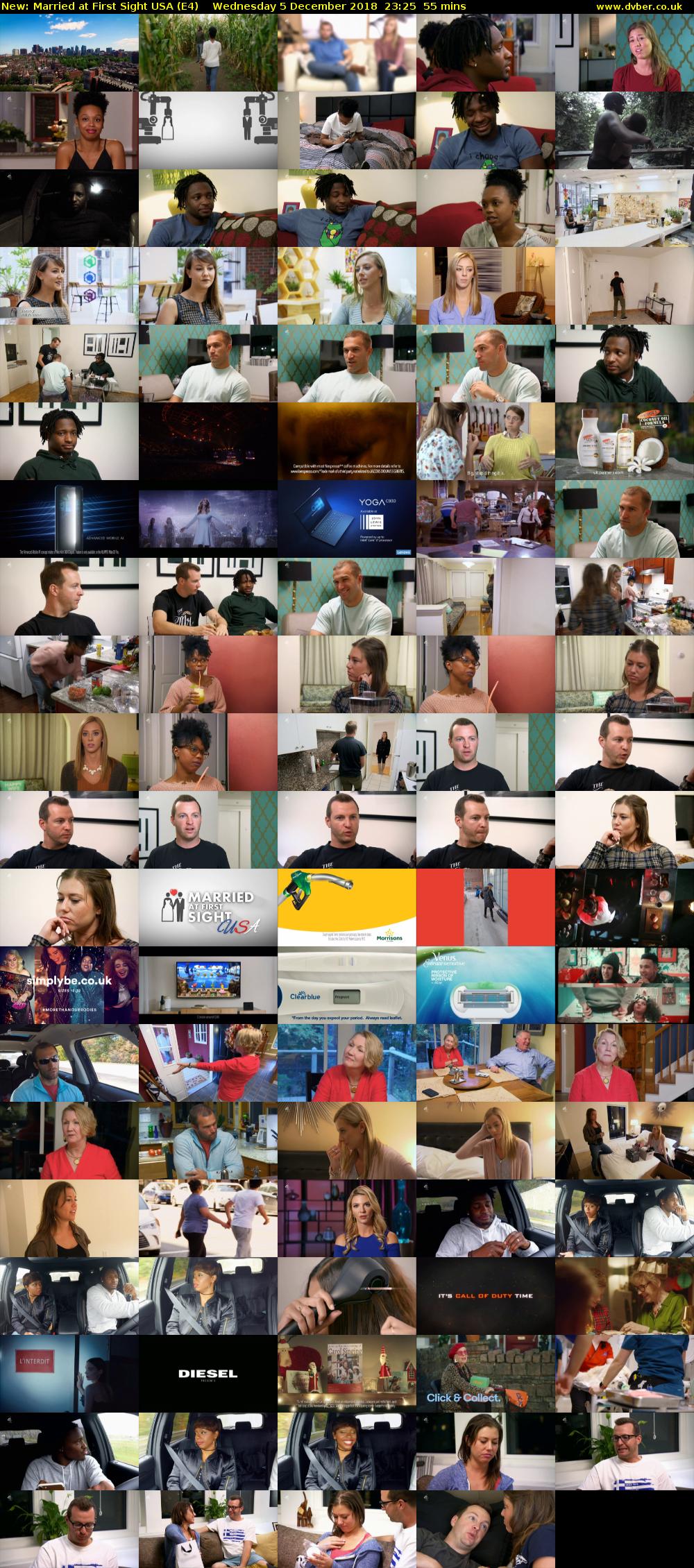 Married at First Sight USA (E4) Wednesday 5 December 2018 23:25 - 00:20