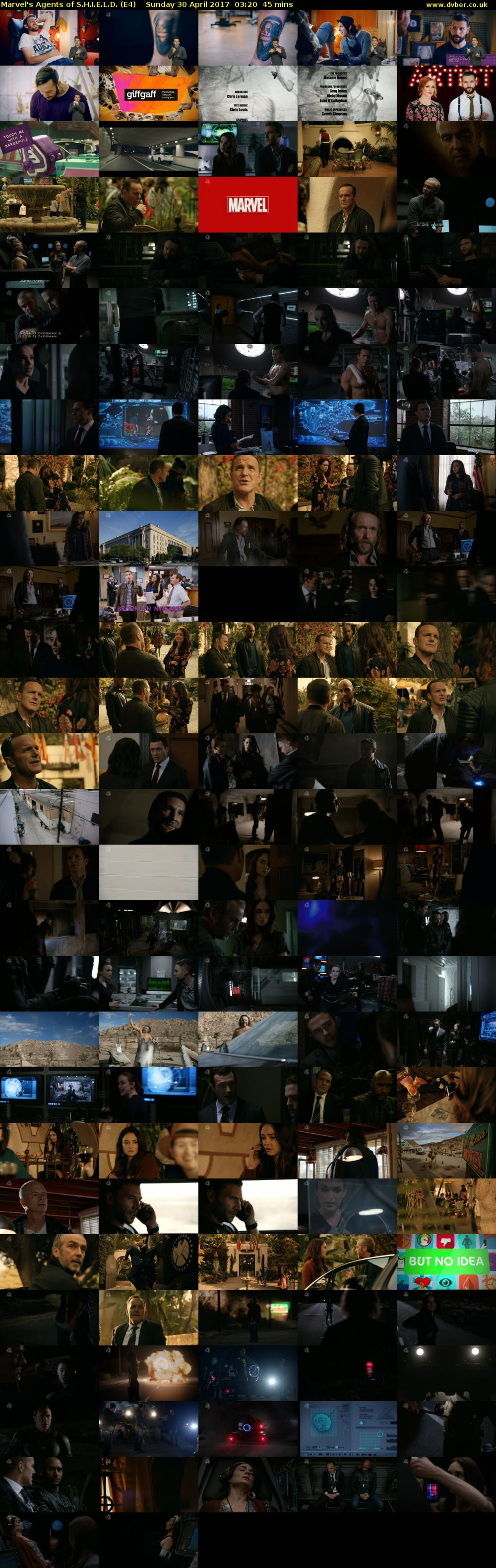Marvel's Agents of S.H.I.E.L.D. (E4) Sunday 30 April 2017 03:20 - 04:05