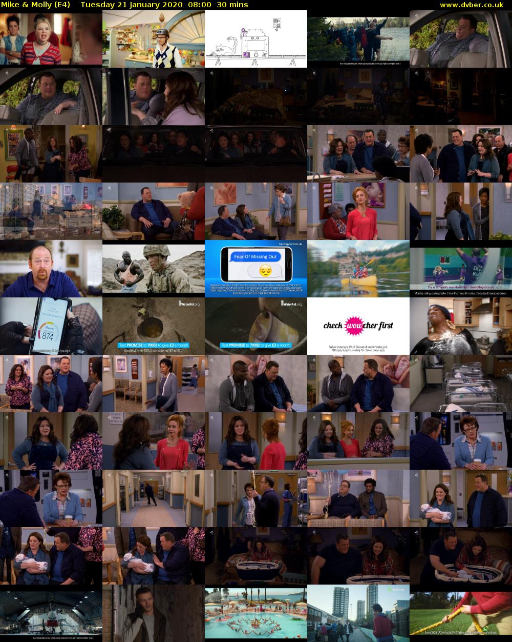 Mike & Molly (E4) Tuesday 21 January 2020 08:00 - 08:30