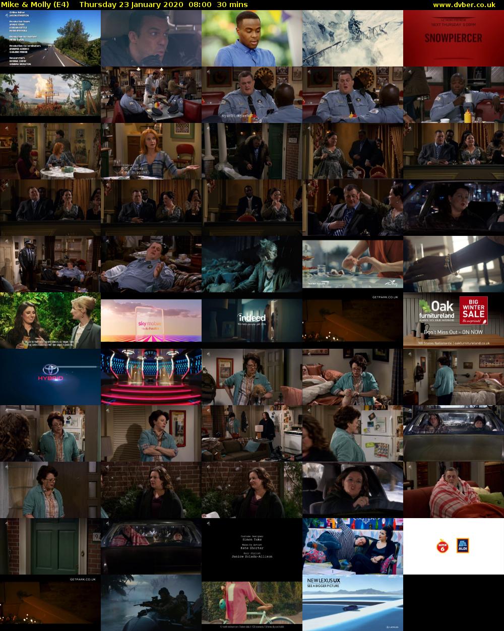 Mike & Molly (E4) Thursday 23 January 2020 08:00 - 08:30