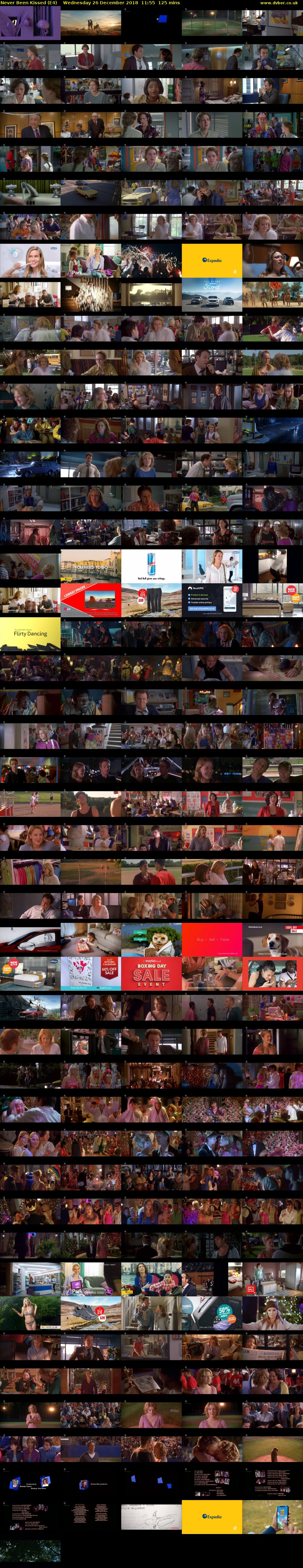 Never Been Kissed (E4) Wednesday 26 December 2018 11:55 - 14:00