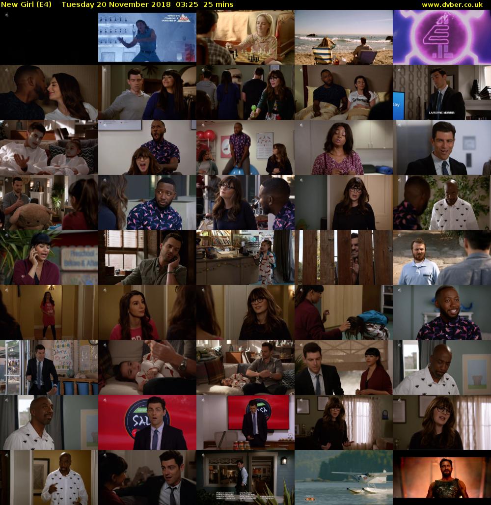 New Girl (E4) Tuesday 20 November 2018 03:25 - 03:50