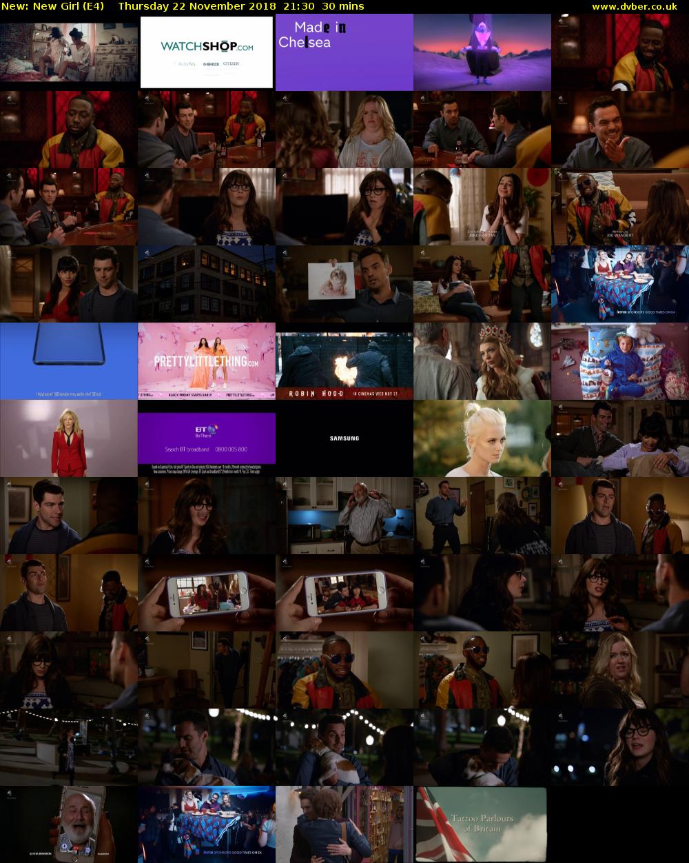 New Girl (E4) Thursday 22 November 2018 21:30 - 22:00