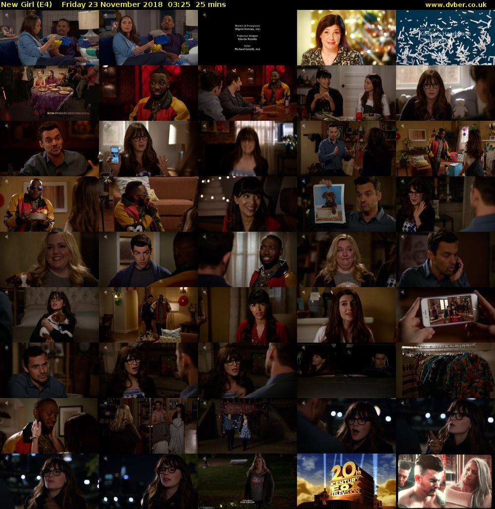 New Girl (E4) Friday 23 November 2018 03:25 - 03:50