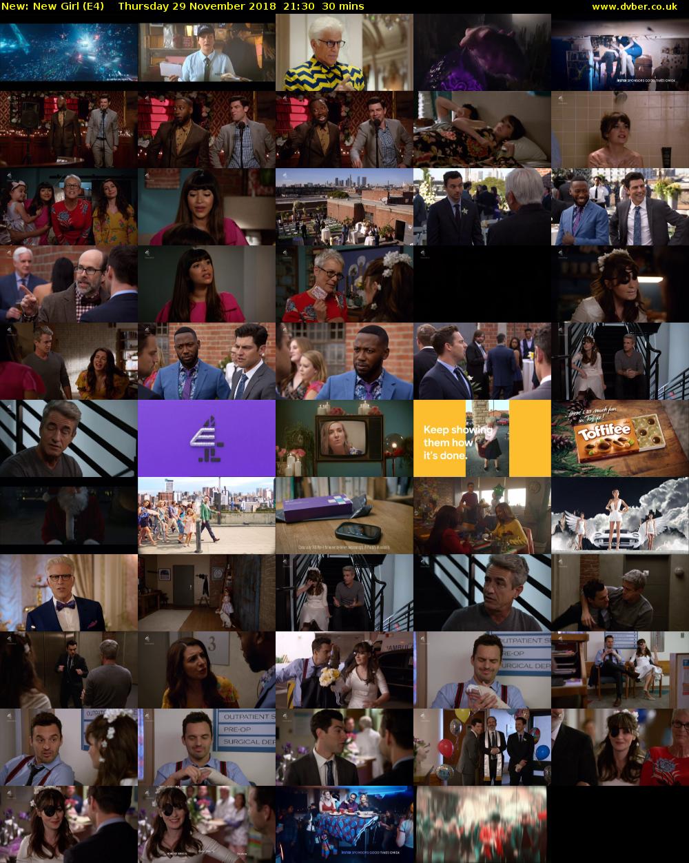 New Girl (E4) Thursday 29 November 2018 21:30 - 22:00