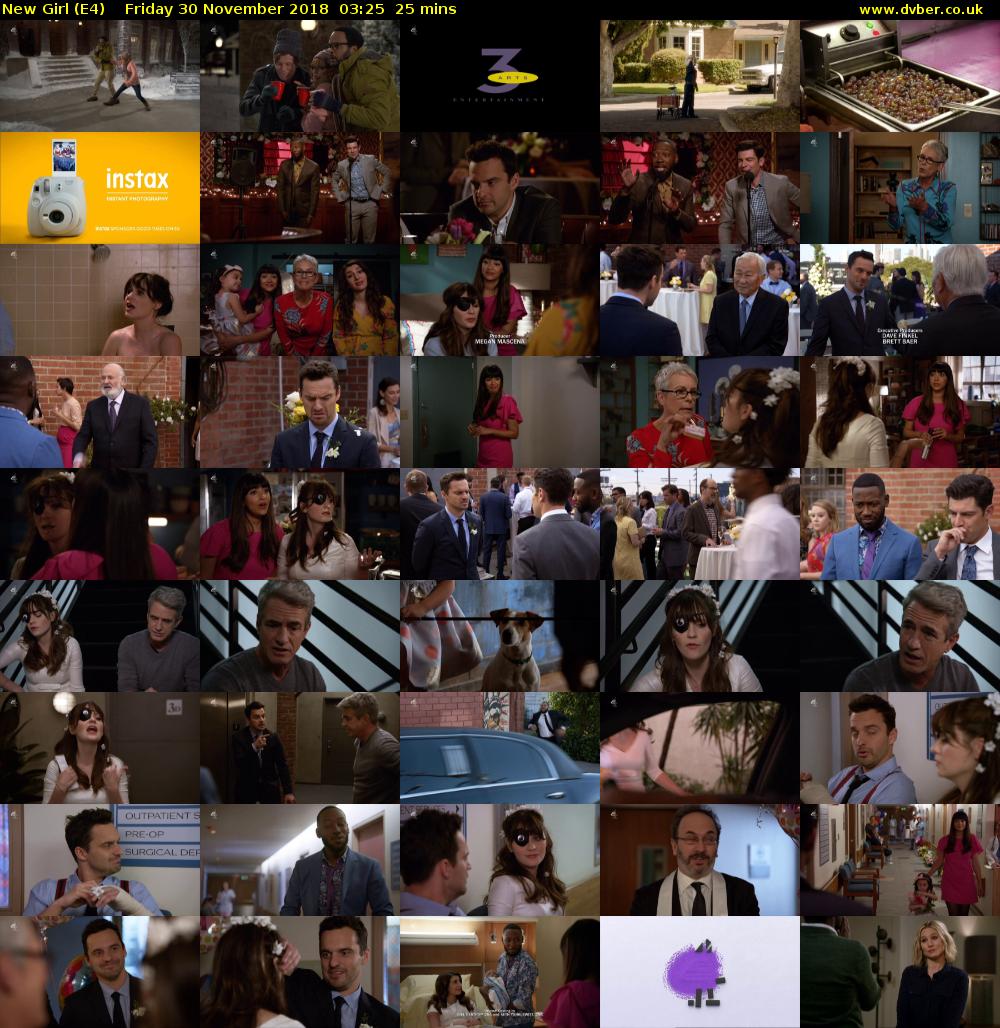 New Girl (E4) Friday 30 November 2018 03:25 - 03:50