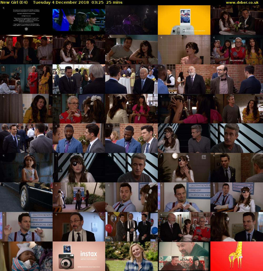 New Girl (E4) Tuesday 4 December 2018 03:25 - 03:50