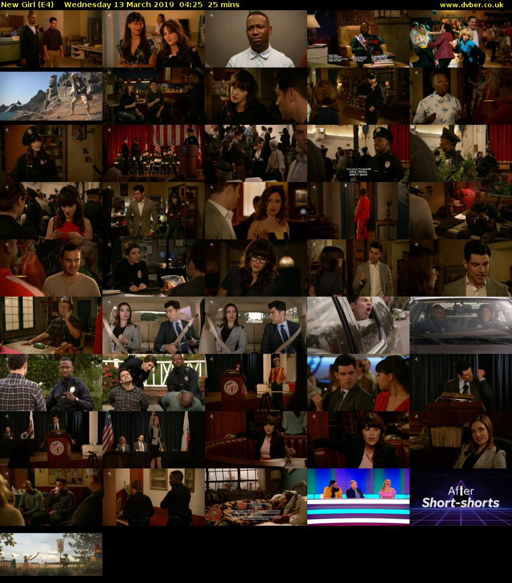New Girl (E4) Wednesday 13 March 2019 04:25 - 04:50