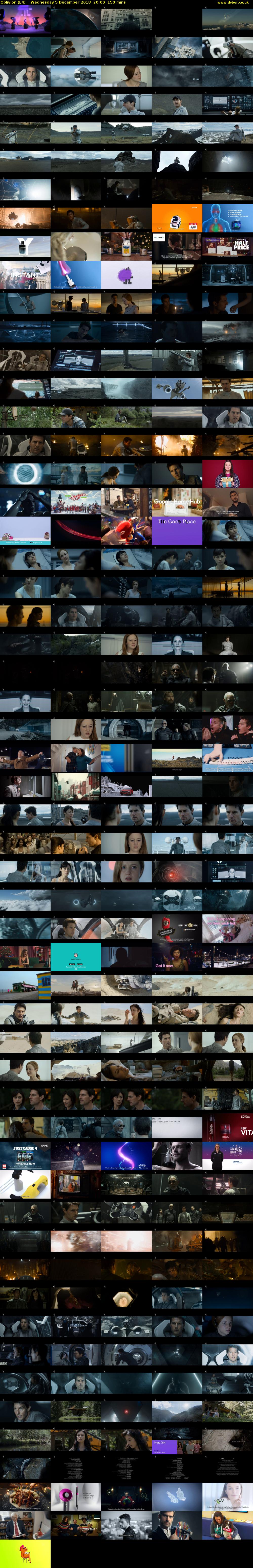 Oblivion (E4) Wednesday 5 December 2018 20:00 - 22:30