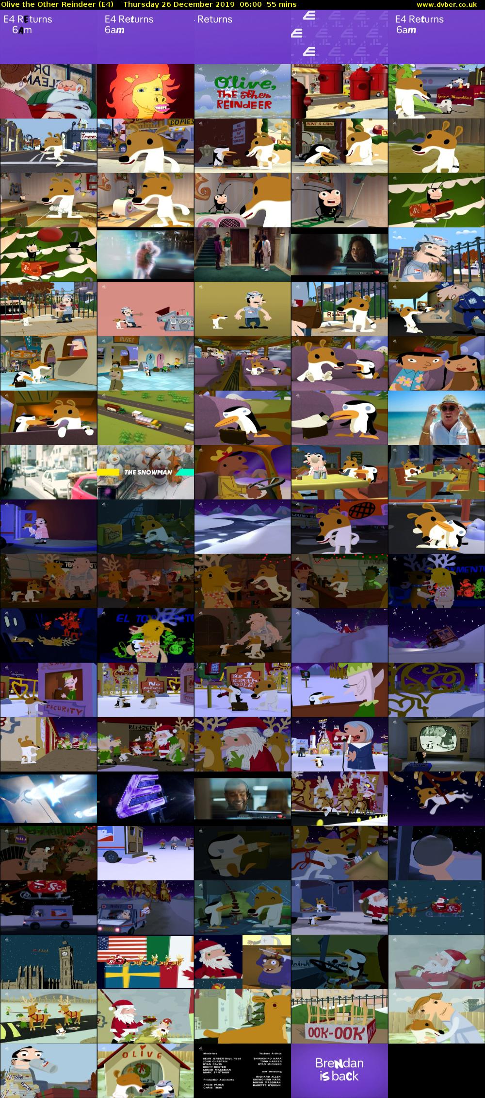 Olive the Other Reindeer (E4) Thursday 26 December 2019 06:00 - 06:55
