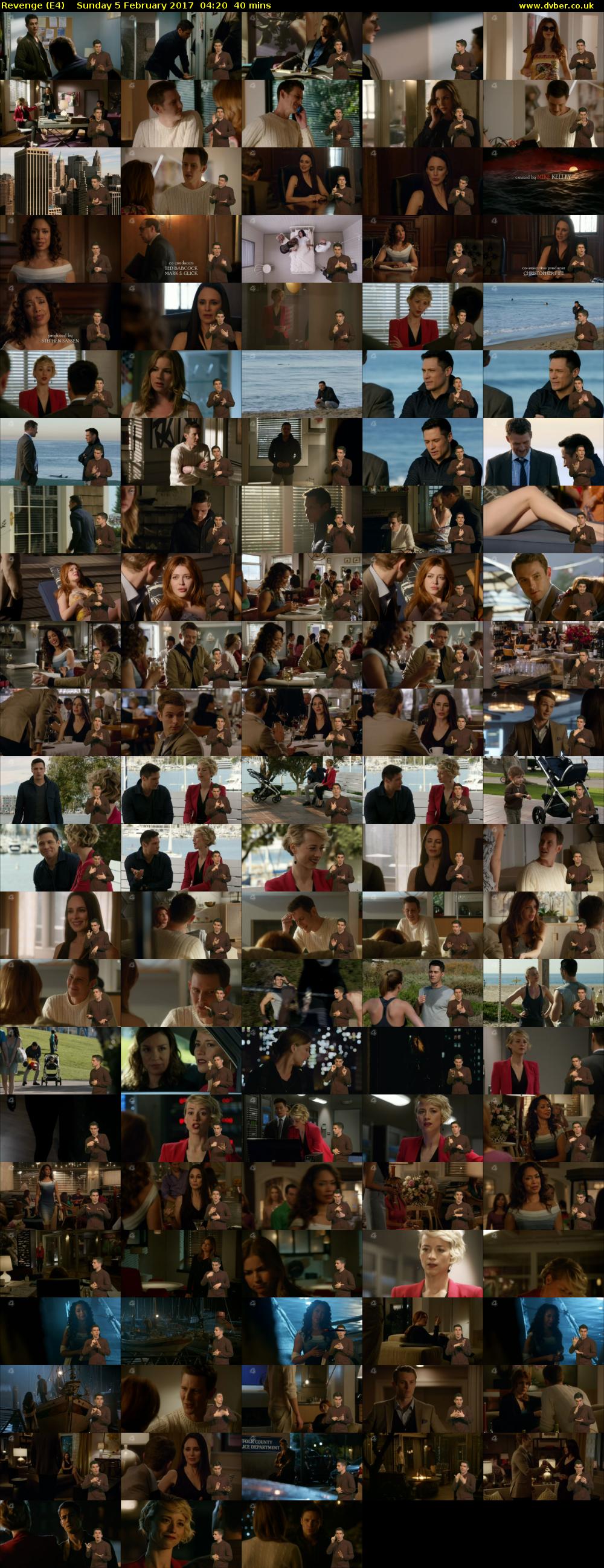 Revenge (E4) Sunday 5 February 2017 04:20 - 05:00