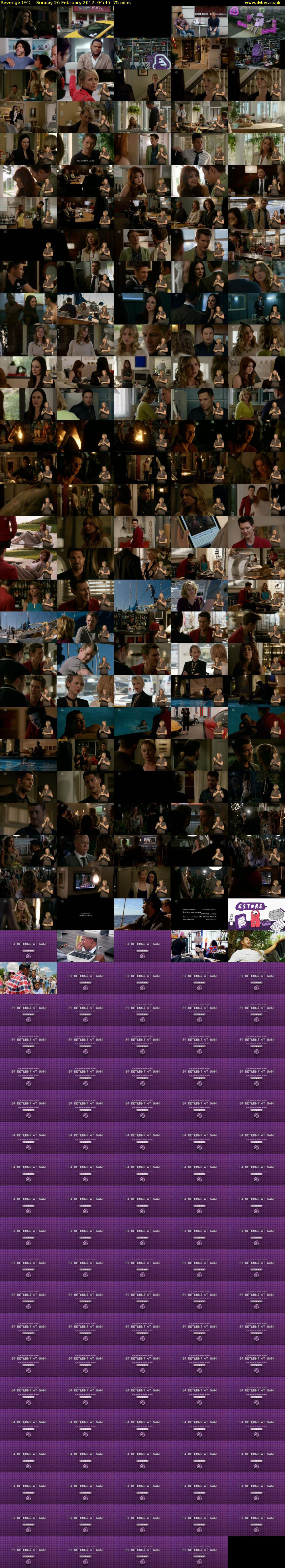 Revenge (E4) Sunday 26 February 2017 04:45 - 06:00