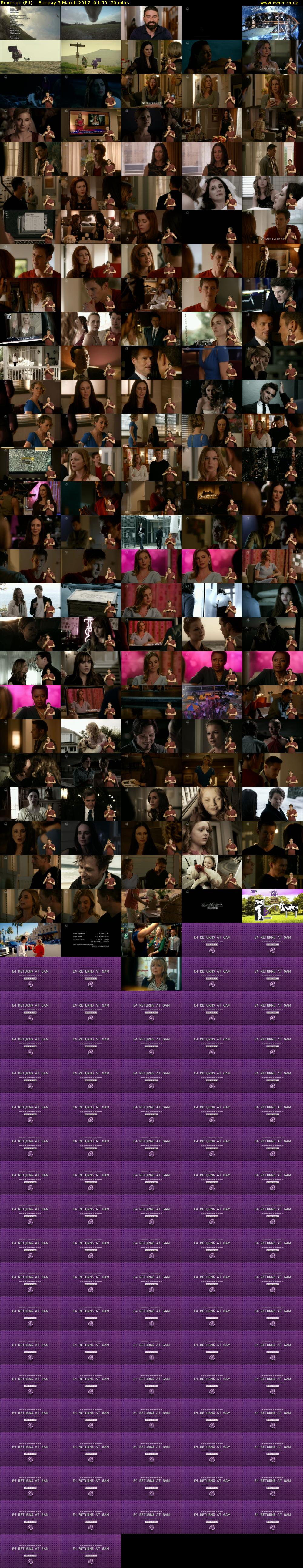 Revenge (E4) Sunday 5 March 2017 04:50 - 06:00