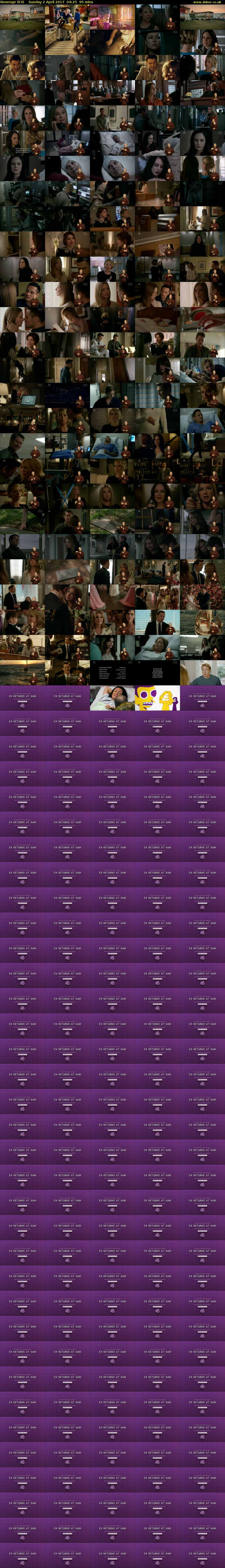 Revenge (E4) Sunday 2 April 2017 04:25 - 06:00